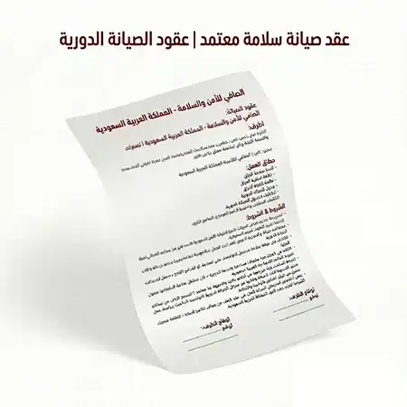 Approved Safety Maintenance Contract